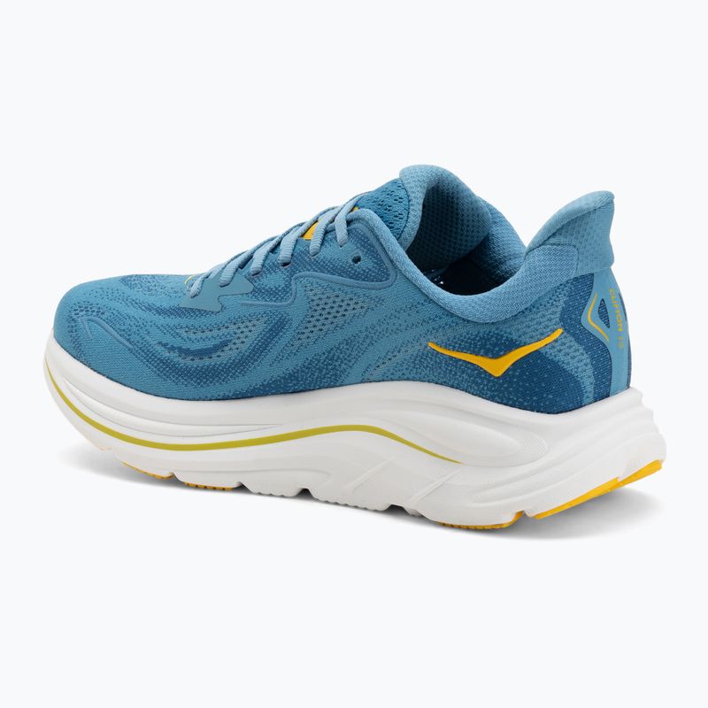 Кросівки для бігу чоловічі HOKA Clifton 10 Wide alpine blue/foggy night 3