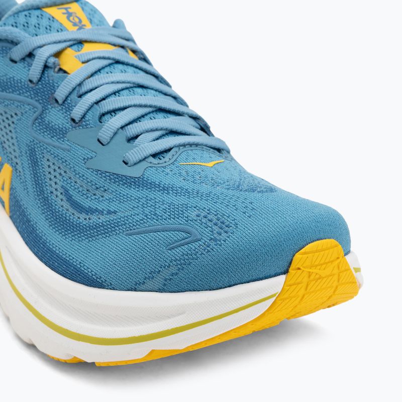 Кросівки для бігу чоловічі HOKA Clifton 10 Wide alpine blue/foggy night 7