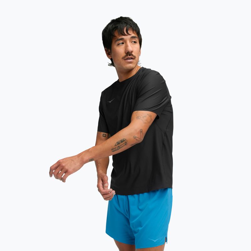 Футболка для бігу чоловіча HOKA Airolite 2.0 black 4