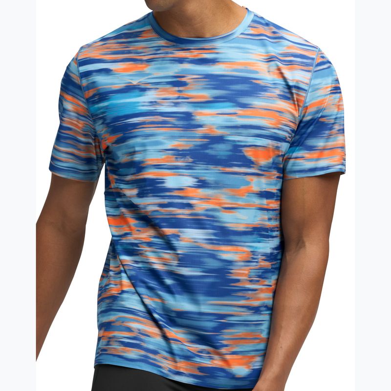 Футболка для бігу чоловіча HOKA Airolite 2.0 blue blurr 4