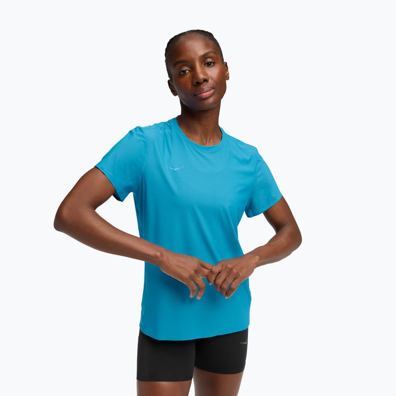 Футболка для бігу жіноча HOKA Airolite 2.0 hoka blue 2