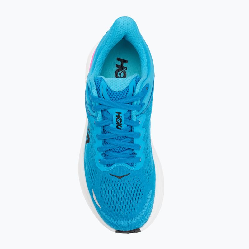 Кросівки для бігу жіночі HOKA Bondi 9 skyward blue/neon fuchsia 5