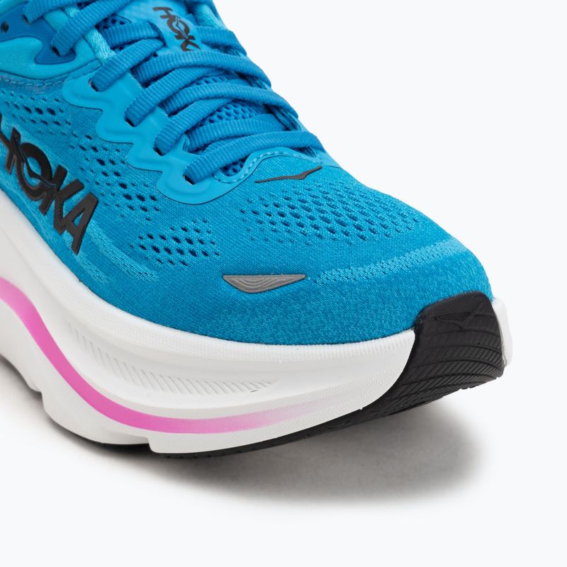 Кросівки для бігу жіночі HOKA Bondi 9 skyward blue/neon fuchsia 7