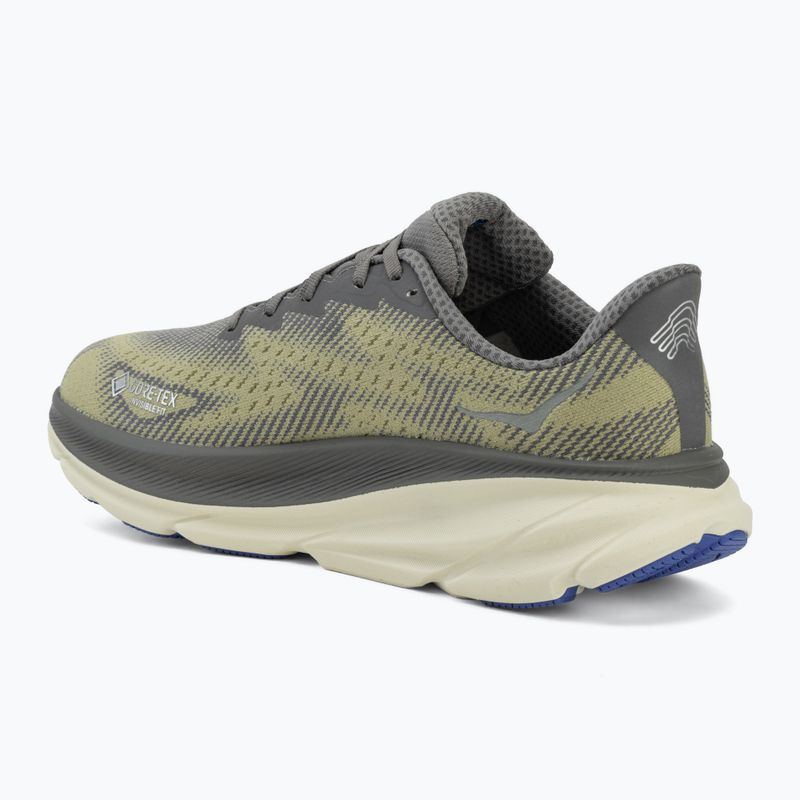 Кросівки для бігу чоловічі HOKA Clifton 9 GTX gravel/eggshell 3