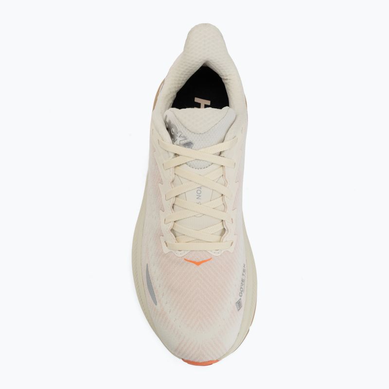 Кросівки для бігу жіночі HOKA Clifton 9 GTX eggshell/khaki 5