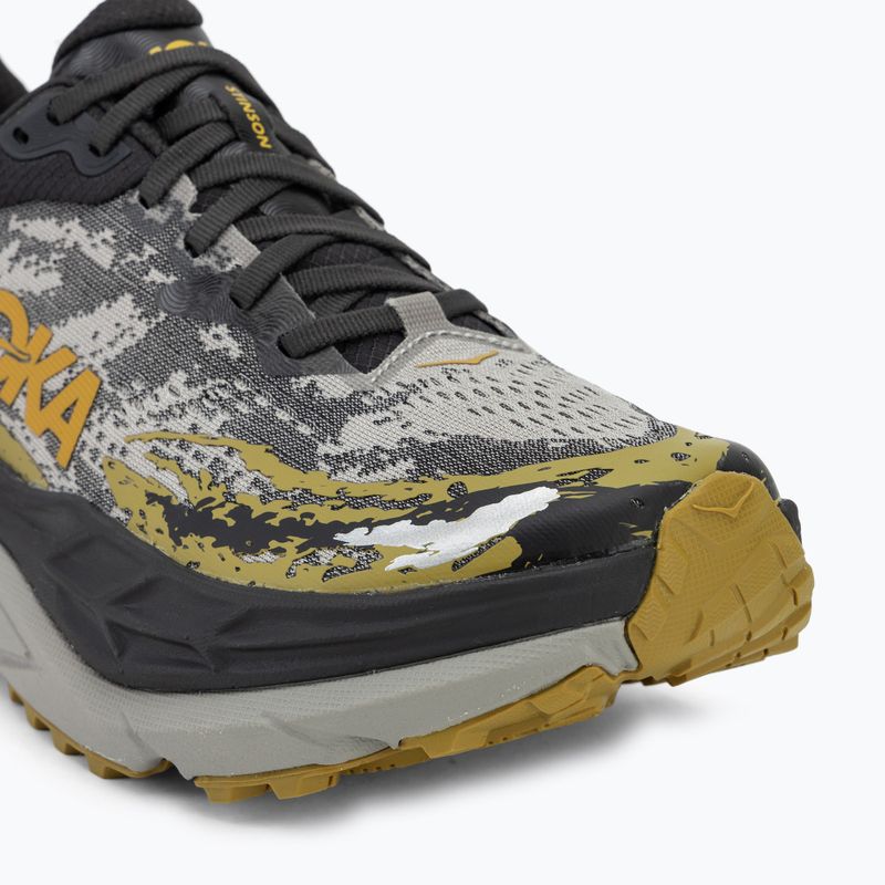 Кросівки для бігу чоловічі HOKA Stinson 7 black/cement 7