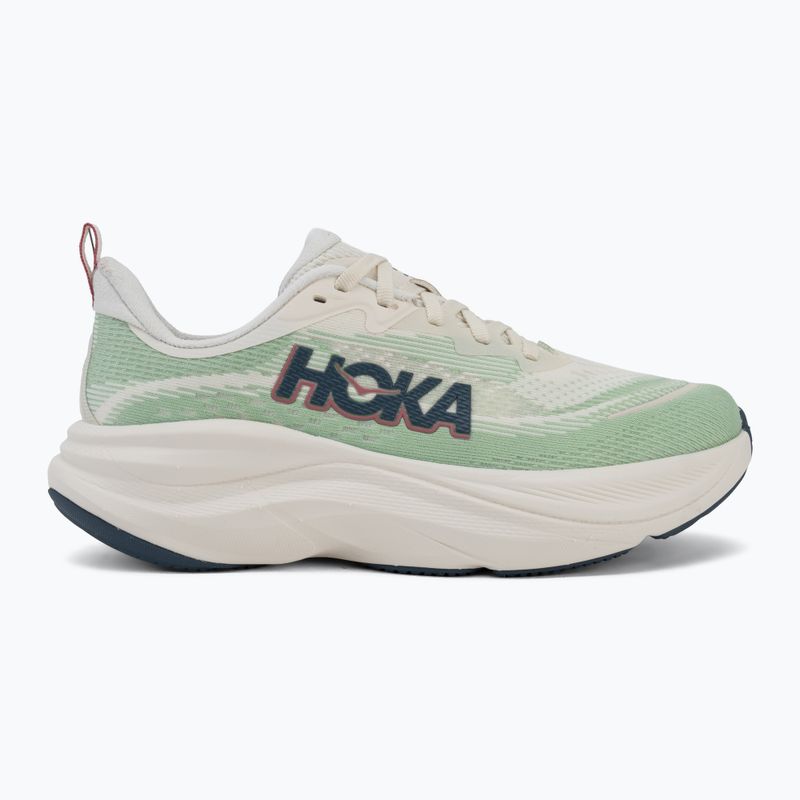 Кросівки для бігу жіночі HOKA Skyflow alabaster/vintage green 2