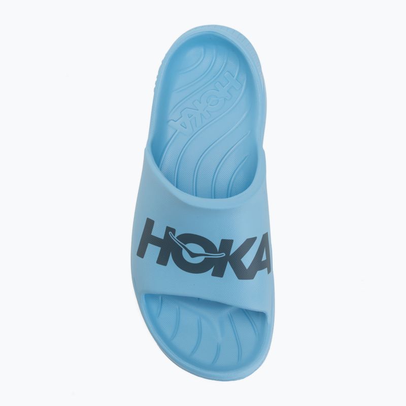 Шльопанці HOKA Ora Athletic Slide soaring blue/faded navy 5