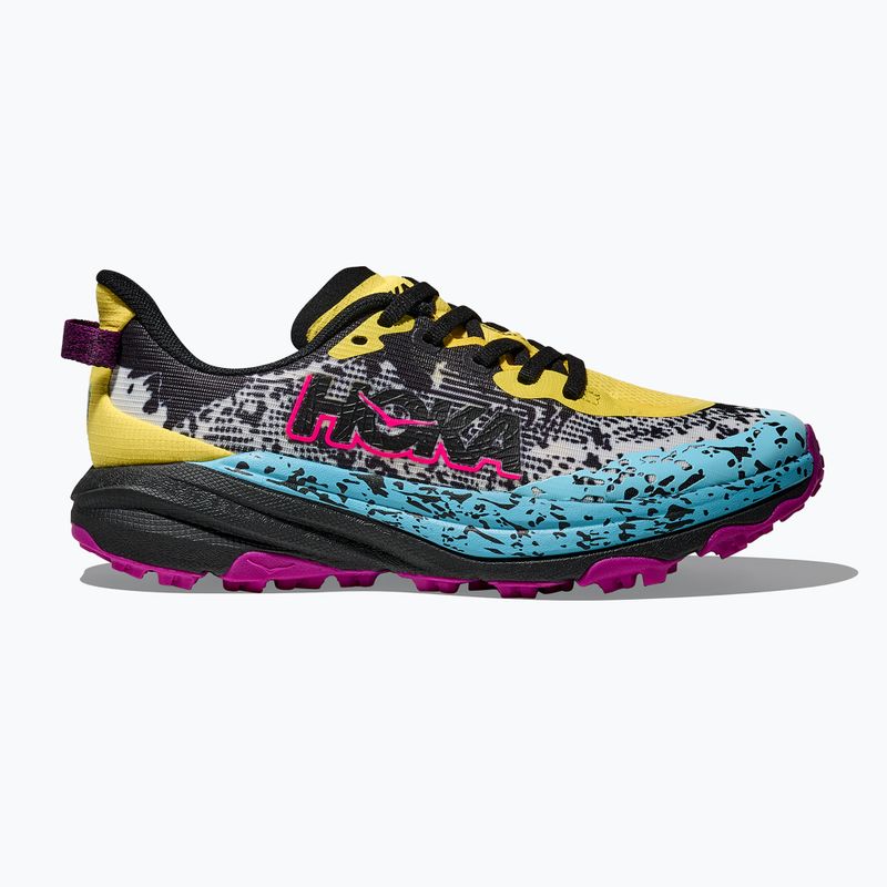 Кросівки для бігу дитячі HOKA Speedgoat 6 electric lemon/black 2