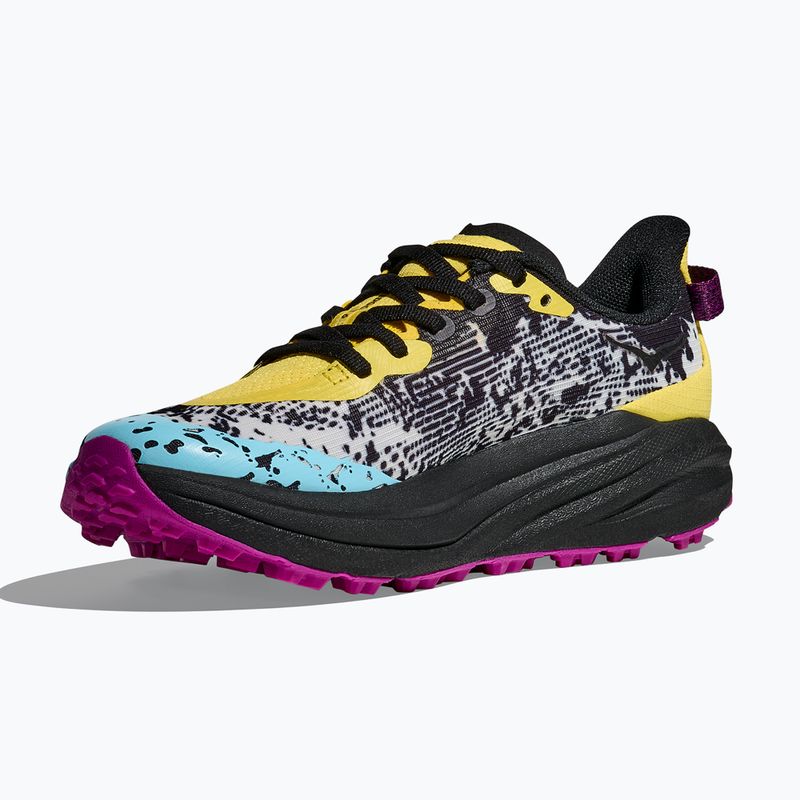 Кросівки для бігу дитячі HOKA Speedgoat 6 electric lemon/black 4