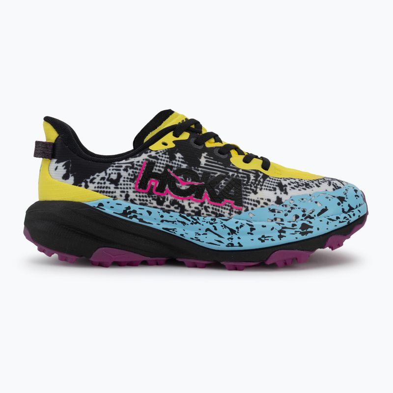 Кросівки для бігу дитячі HOKA Speedgoat 6 electric lemon/black 2