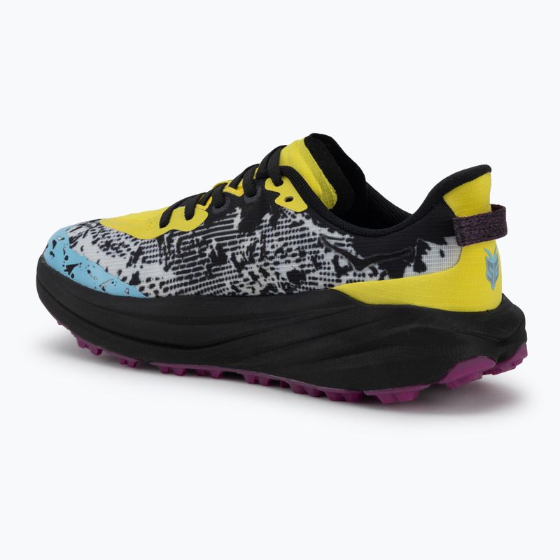 Кросівки для бігу дитячі HOKA Speedgoat 6 electric lemon/black 3