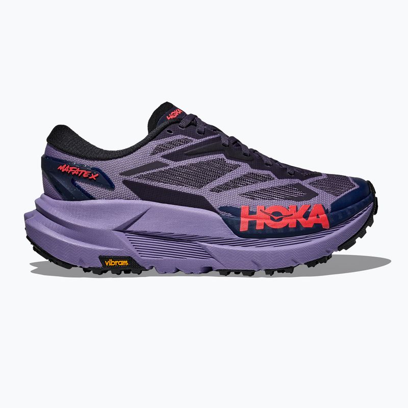 Кросівки для бігу жіночі HOKA Mafate X berry jam/squid ink 3