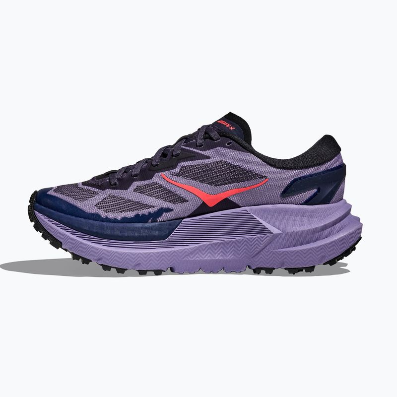 Кросівки для бігу жіночі HOKA Mafate X berry jam/squid ink 4