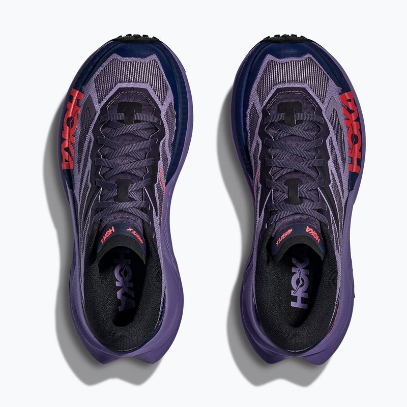 Кросівки для бігу жіночі HOKA Mafate X berry jam/squid ink 7