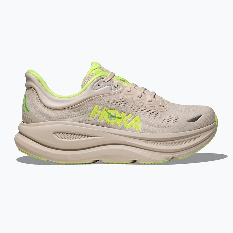 Кросівки для бігу чоловічі HOKA Bondi 9 grout/neon yuzu 3