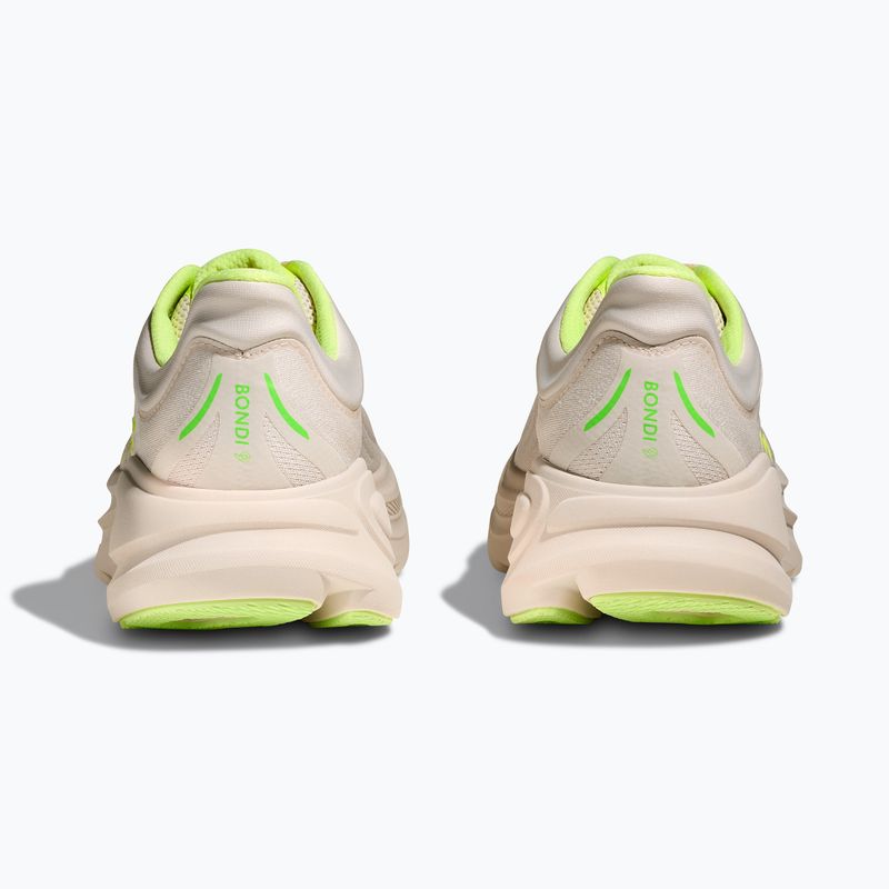 Кросівки для бігу чоловічі HOKA Bondi 9 grout/neon yuzu 6