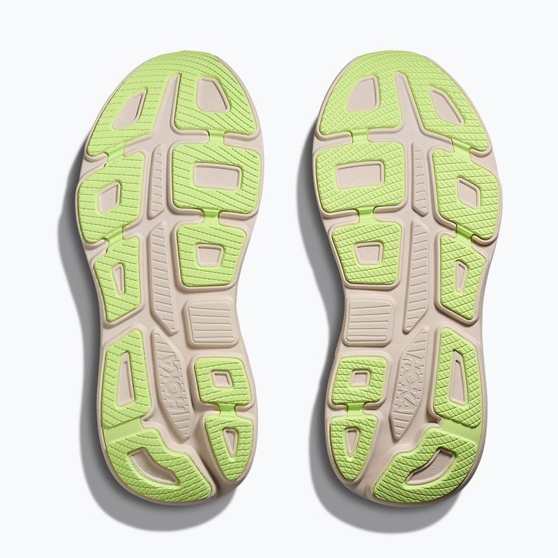 Кросівки для бігу чоловічі HOKA Bondi 9 grout/neon yuzu 8