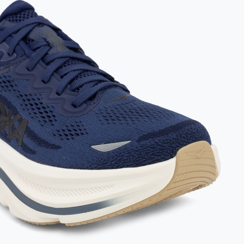 Кросівки для бігу чоловічі HOKA Bondi 9 midnight blue/varsity navy 7