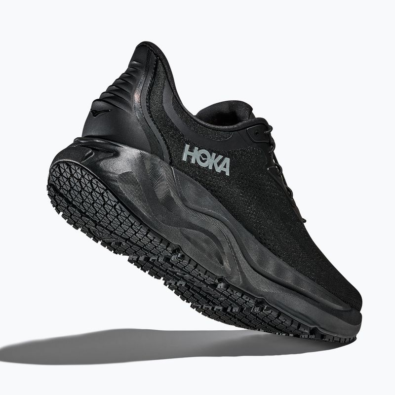 Кросівки для бігу чоловічі HOKA Arahi SR black/black 4