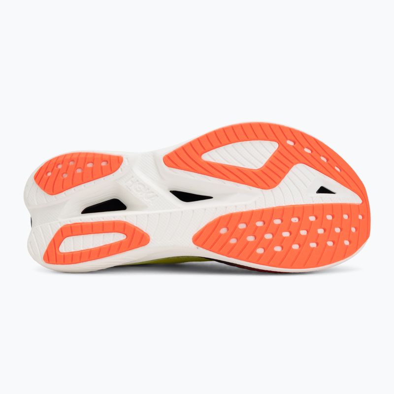 Кросівки для бігу жіночі Hoka Mach X 3 Nneon yuzu/squid ink 4