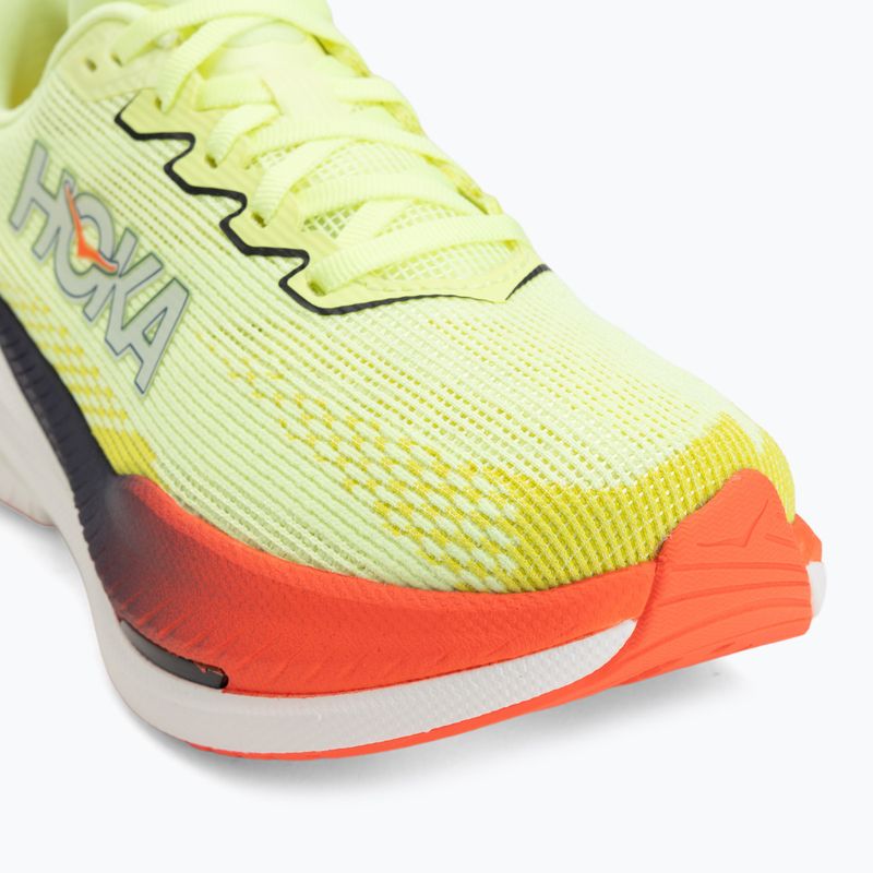Кросівки для бігу жіночі Hoka Mach X 3 Nneon yuzu/squid ink 7