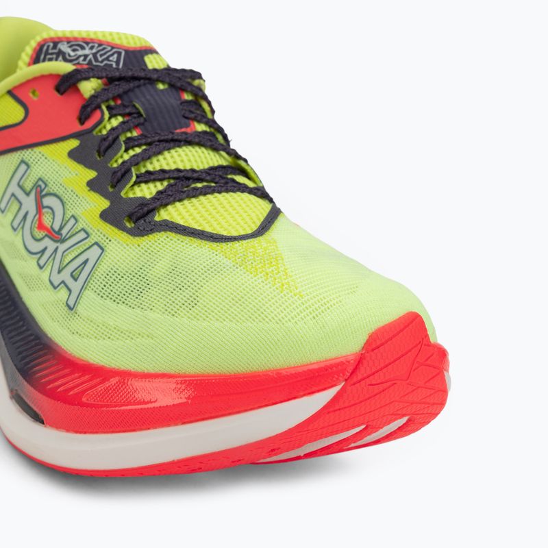 Кросівки для бігу HOKA Rocket X 3 neon yuzu/squid ink 7