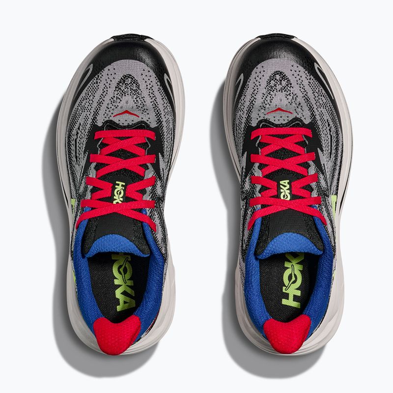 Кросівки для бігу дитячі HOKA Clifton 10 foggy grey/black 8