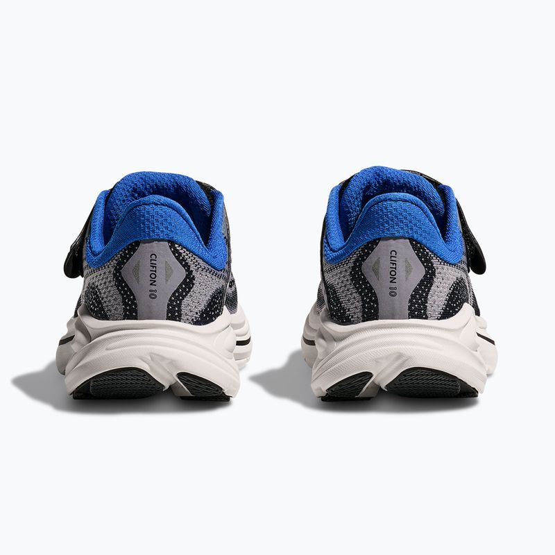 Кросівки для бігу дитячі HOKA Clifton 10 foggy grey/black 6