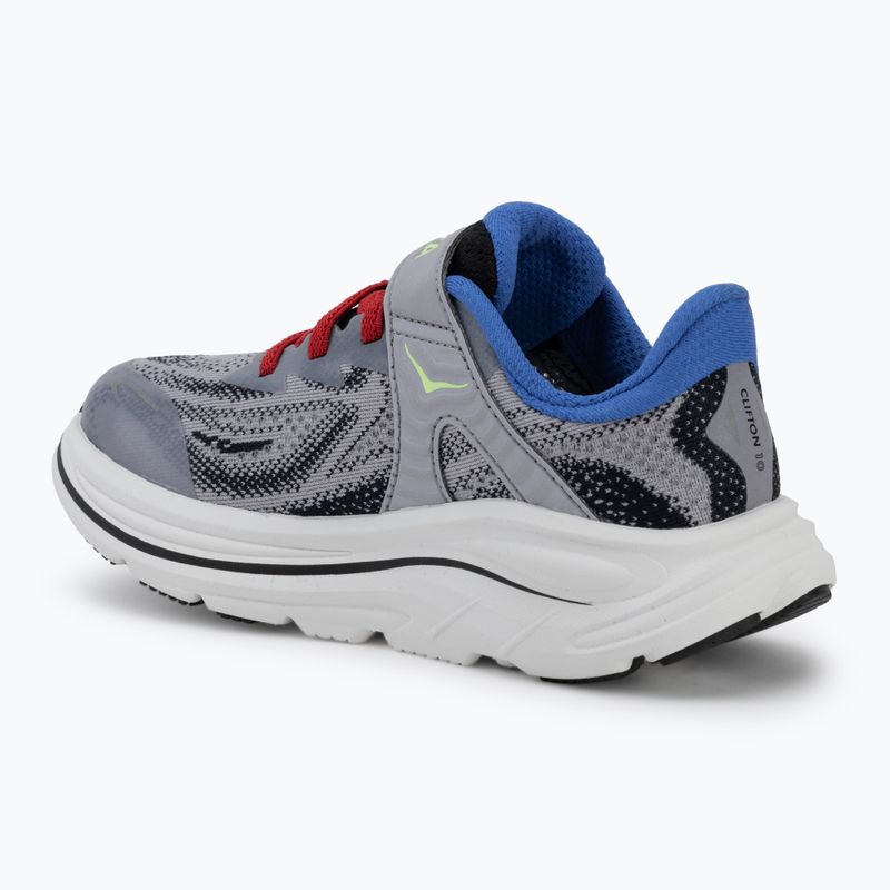 Кросівки для бігу дитячі HOKA Clifton 10 foggy grey/black 3