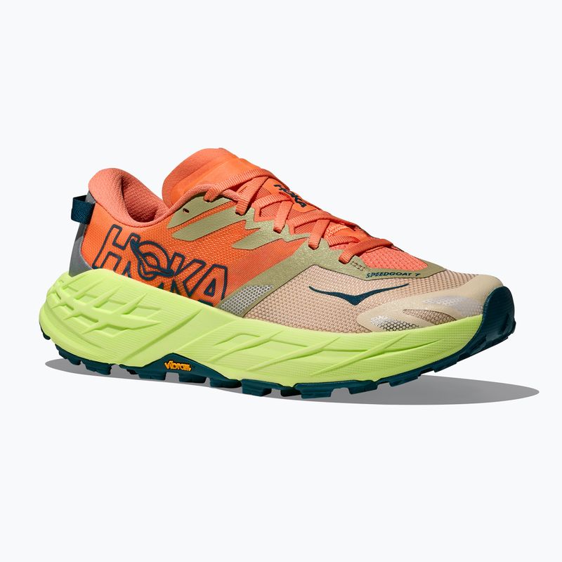 Кросівки для бігу жіночі HOKA Speedgoat 7 persimmon/neon yuzu 8