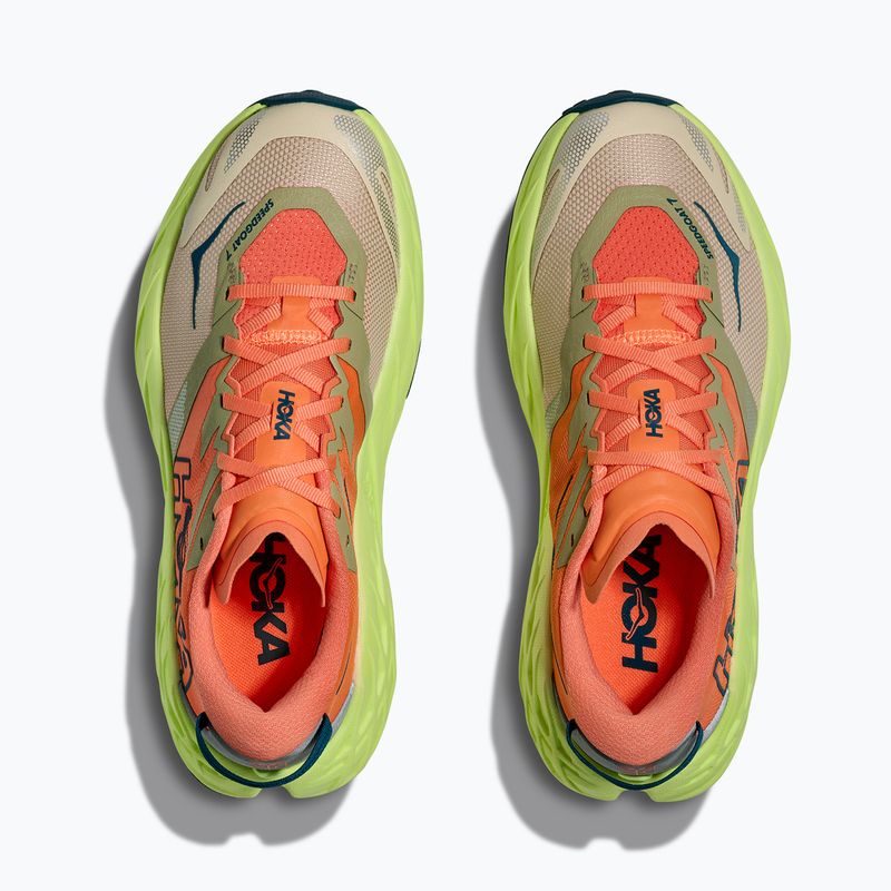 Кросівки для бігу жіночі HOKA Speedgoat 7 persimmon/neon yuzu 14