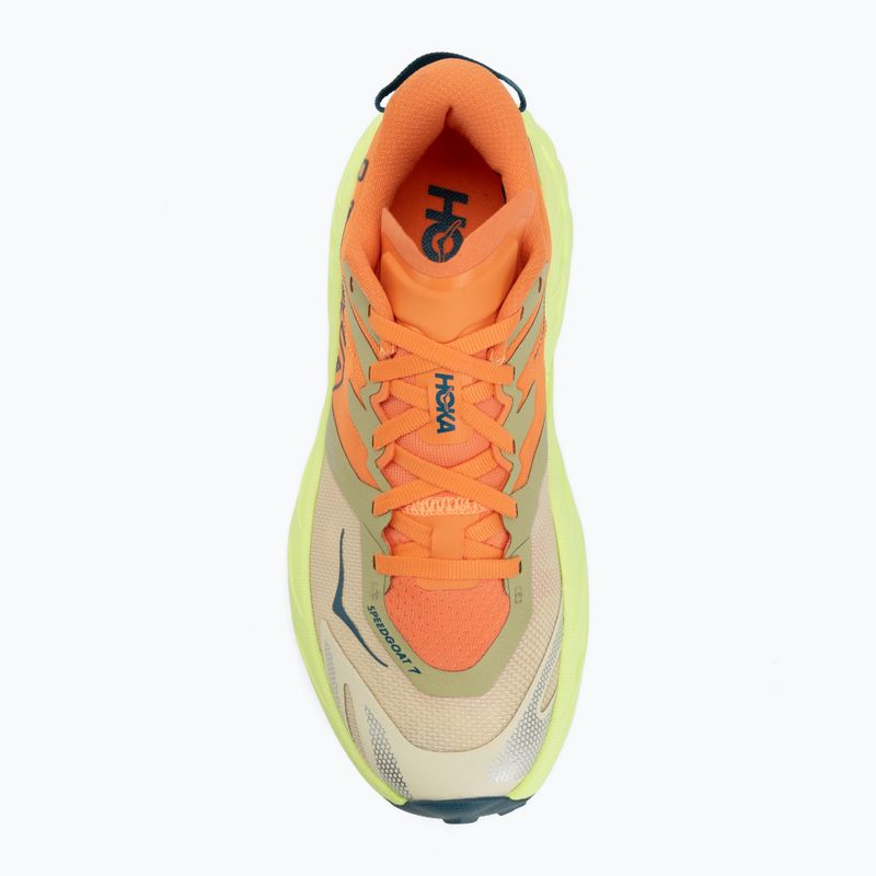Кросівки для бігу жіночі HOKA Speedgoat 7 persimmon/neon yuzu 5