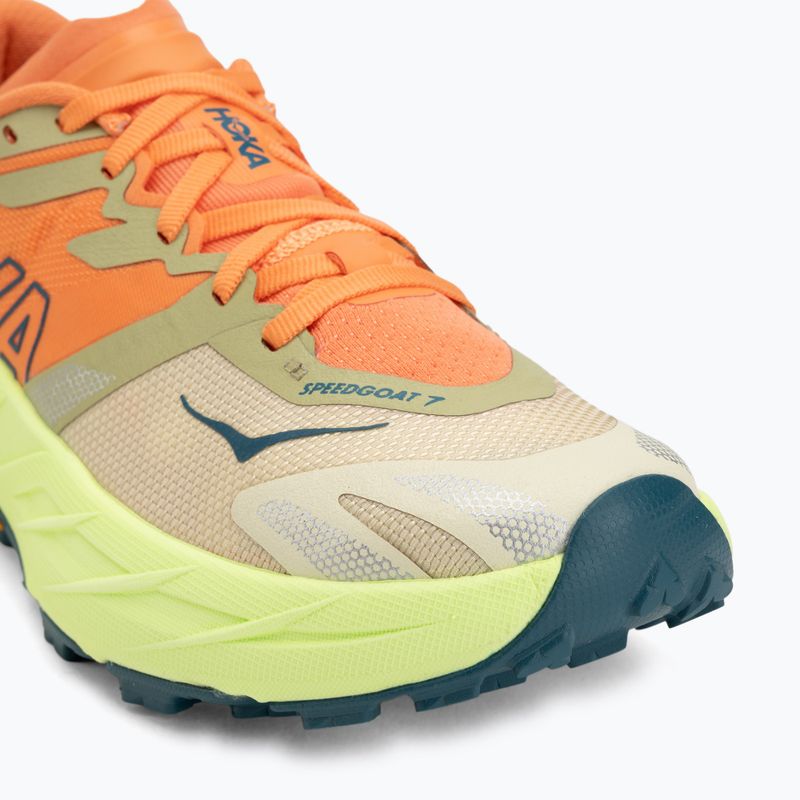 Кросівки для бігу жіночі HOKA Speedgoat 7 persimmon/neon yuzu 7