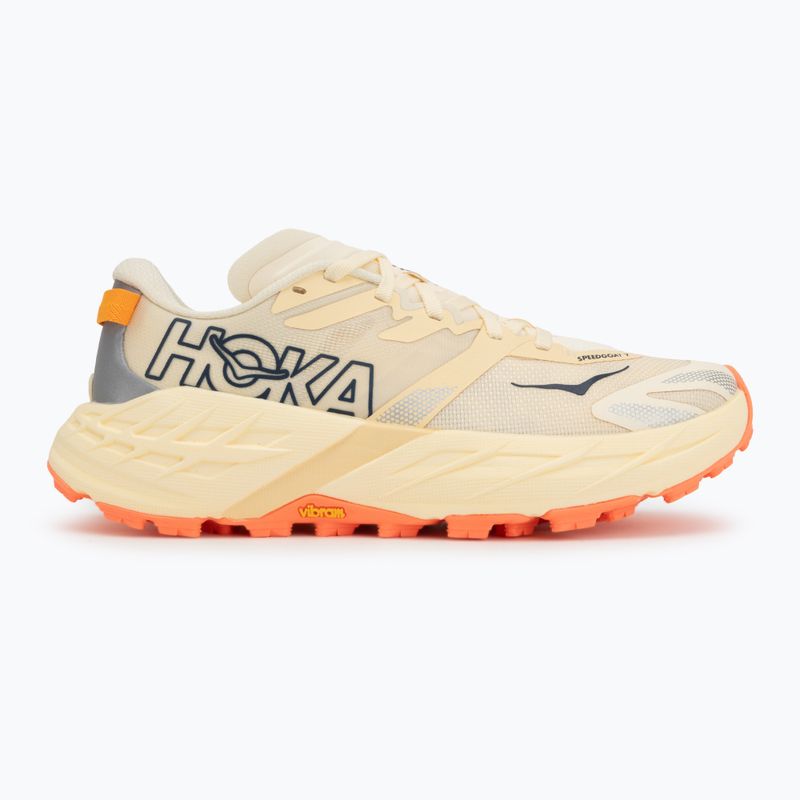 Кросівки для бігу жіночі  HOKA Speedgoat 7 vintage yellow/neon flame 2