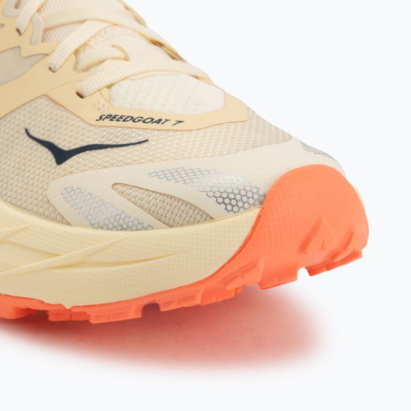 Кросівки для бігу жіночі  HOKA Speedgoat 7 vintage yellow/neon flame 6
