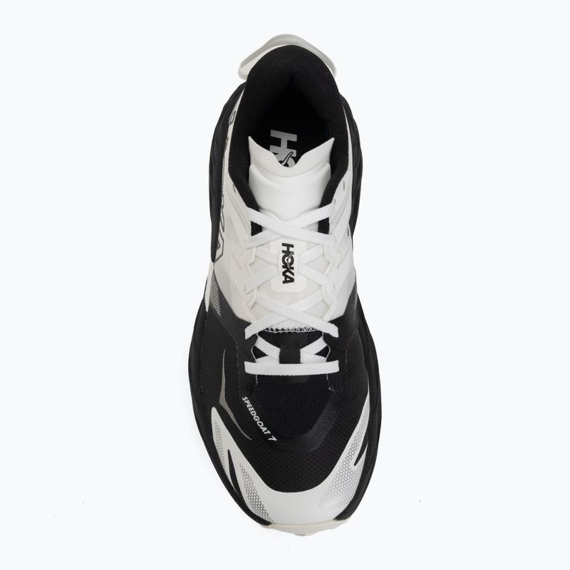 Чоловічі бігові кросівки HOKA Speedgoat 7 Wide black/white 5