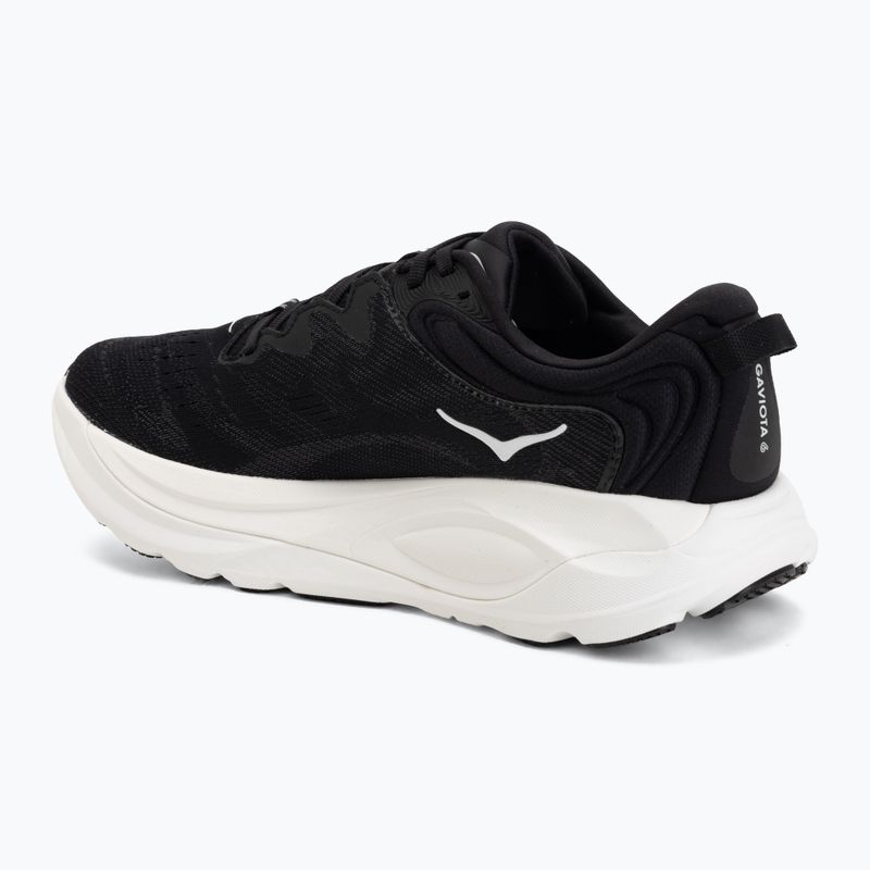 Кросівки для бігу чоловічі Hoka Gaviota 6 black/white 3