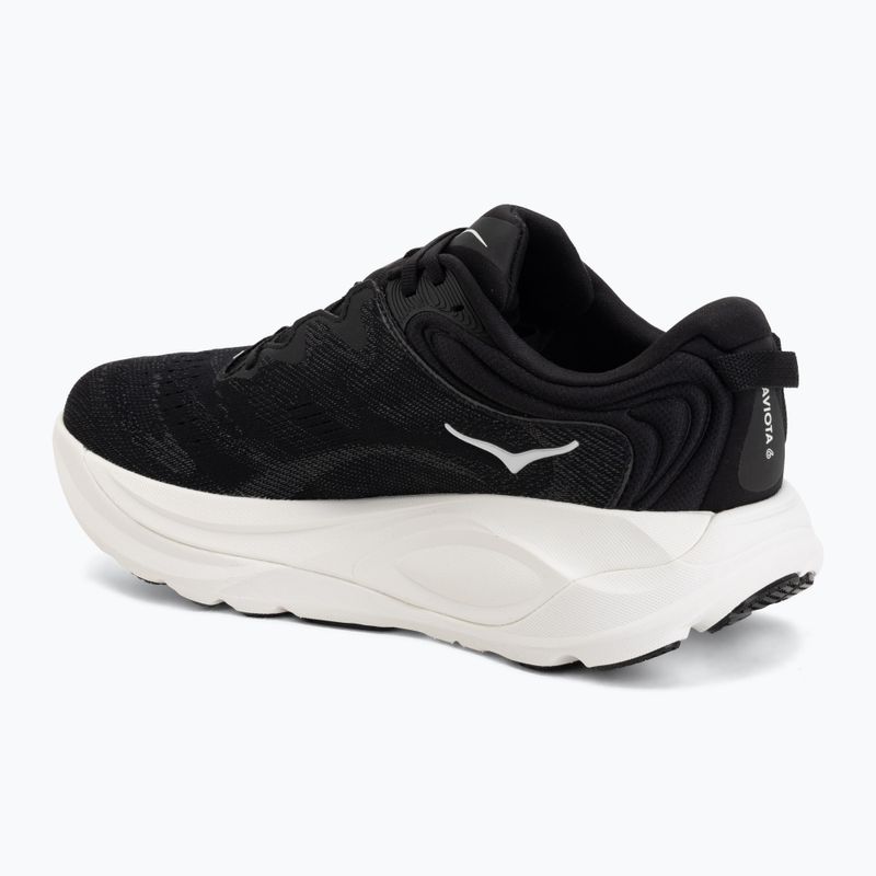 Кросівки для бігу чоловічі HOKA Gaviota 6 black/white 3