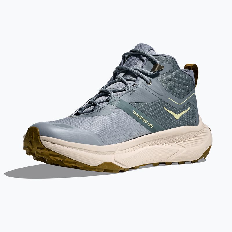Кросівки трекінгові чоловічі HOKA Transport Hike GTX slate blue/stucco 2