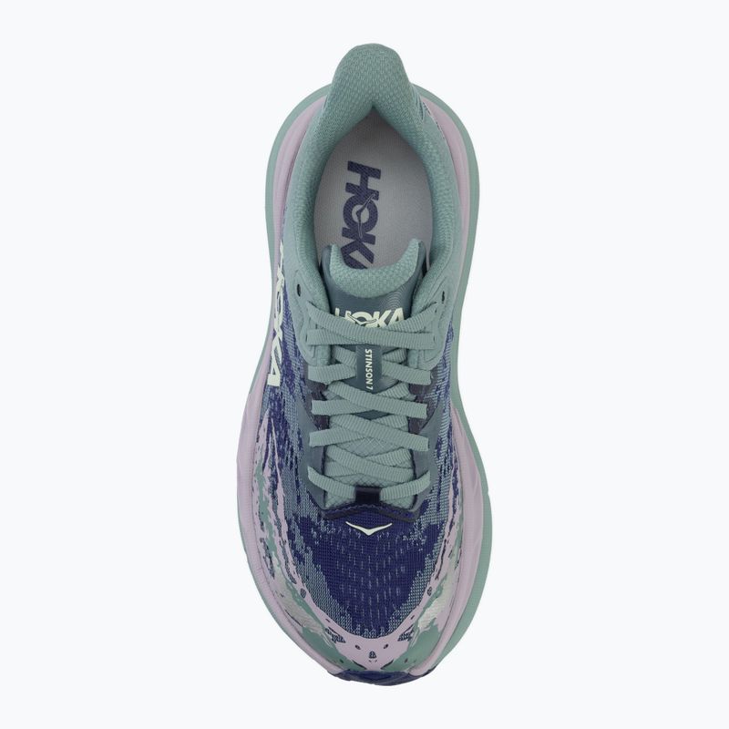 Кросівки для бігу жіночі HOKA Stinson 7 rosemary/fragrant lilac 5