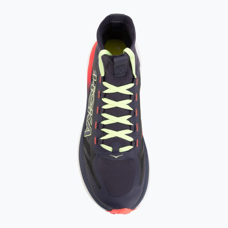 Кросівки для бігу чоловічі HOKA Tecton X 3 squid ink/neon lame 5