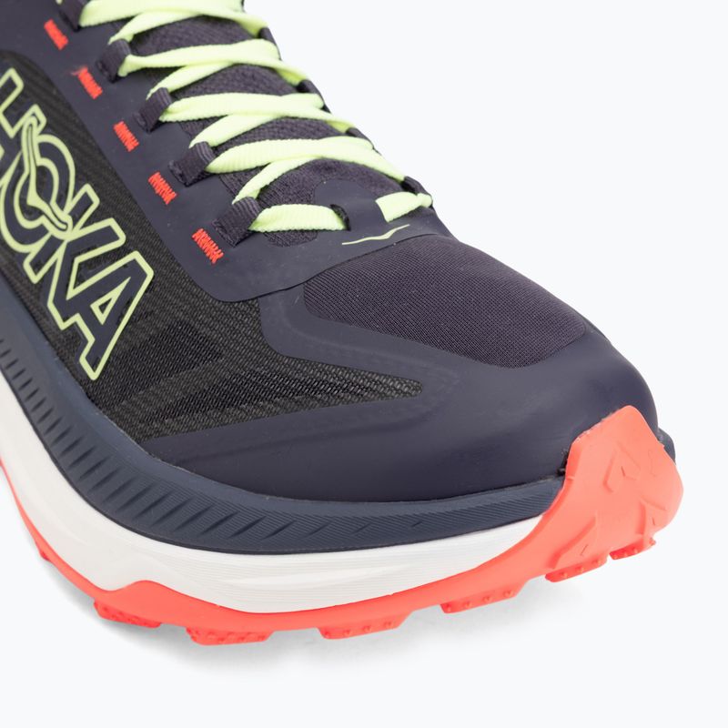 Кросівки для бігу чоловічі HOKA Tecton X 3 squid ink/neon lame 7