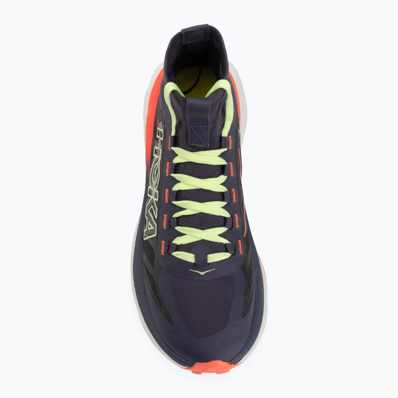 Кросівки для бігу жіночі HOKA Tecton X 3 squid ink/neon lame 5