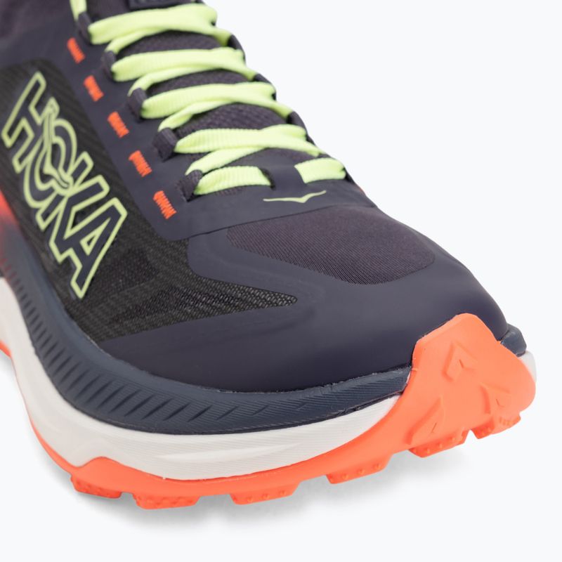 Кросівки для бігу жіночі HOKA Tecton X 3 squid ink/neon lame 7
