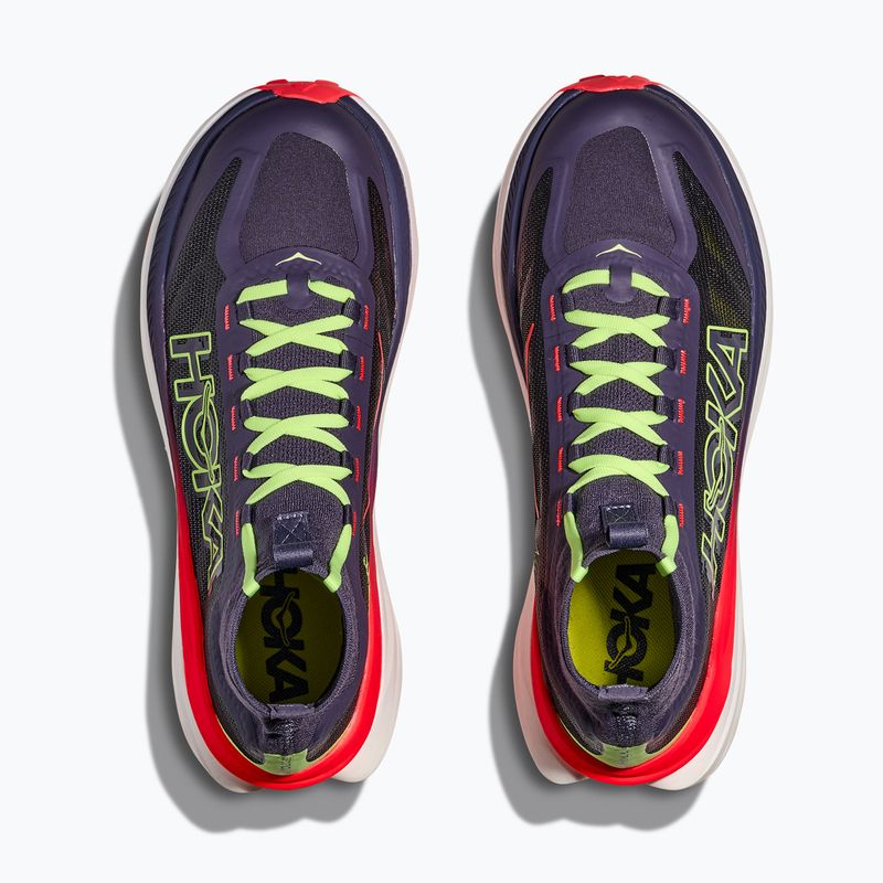 Кросівки для бігу жіночі HOKA Tecton X 3 squid ink/neon lame 7