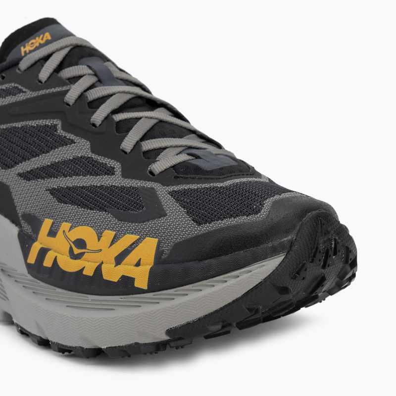 Кросівки для бігу чоловічі Hoka Mafate X black/cement 7