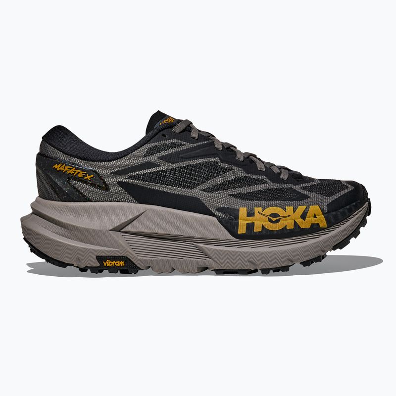 Кросівки для бігу чоловічі Hoka Mafate X black/cement 3