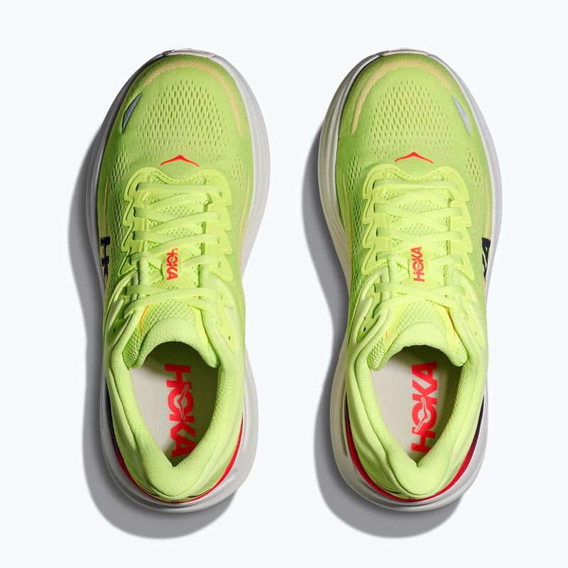Кросівки для бігу чоловічі HOKA Bondi 9 neon yuzu/sunlight 7