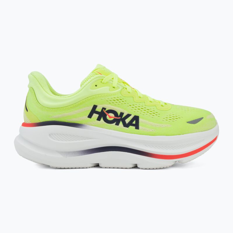 Кросівки для бігу чоловічі HOKA Bondi 9 neon yuzu/sunlight 2